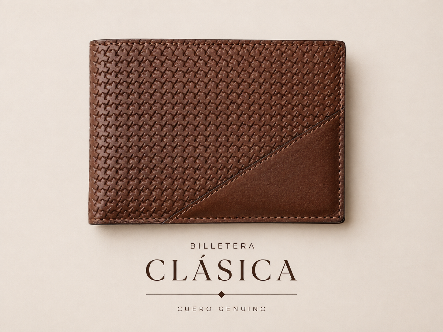 Billetera en Cuero Clásica