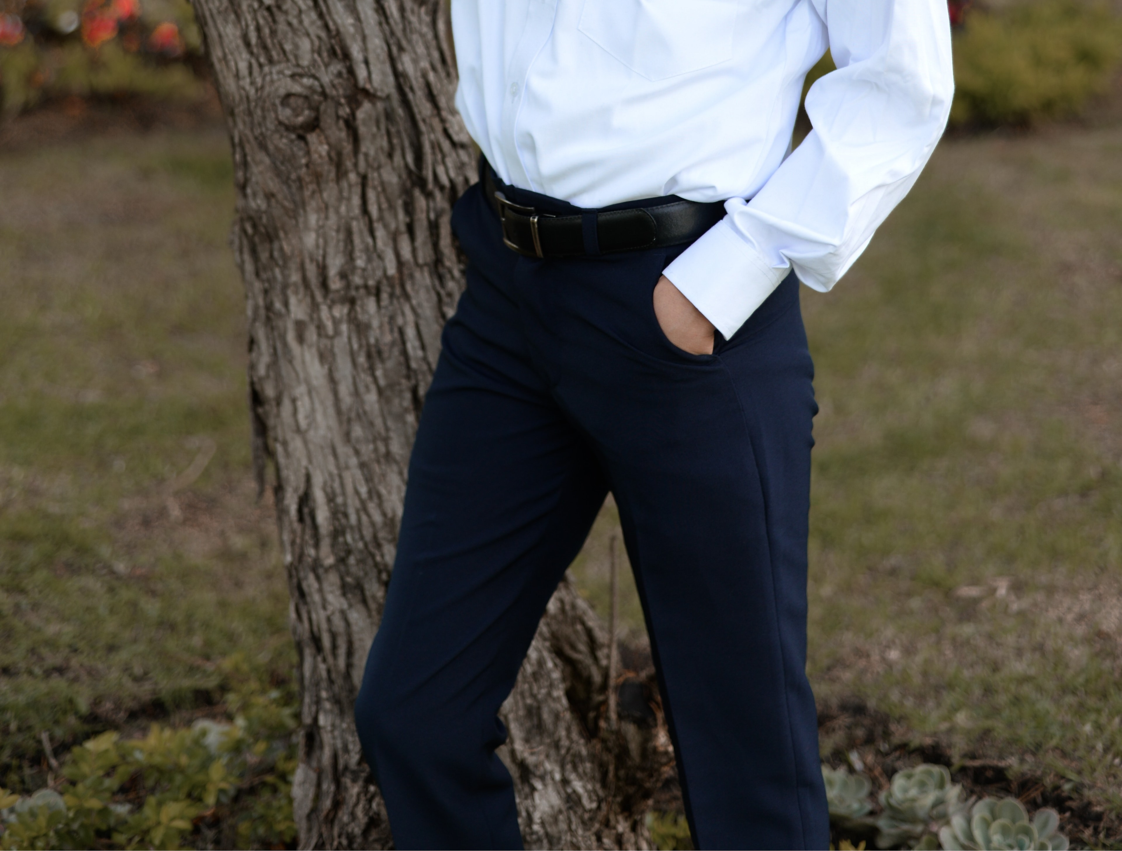 Pantalón Joven de Colegio Azul
