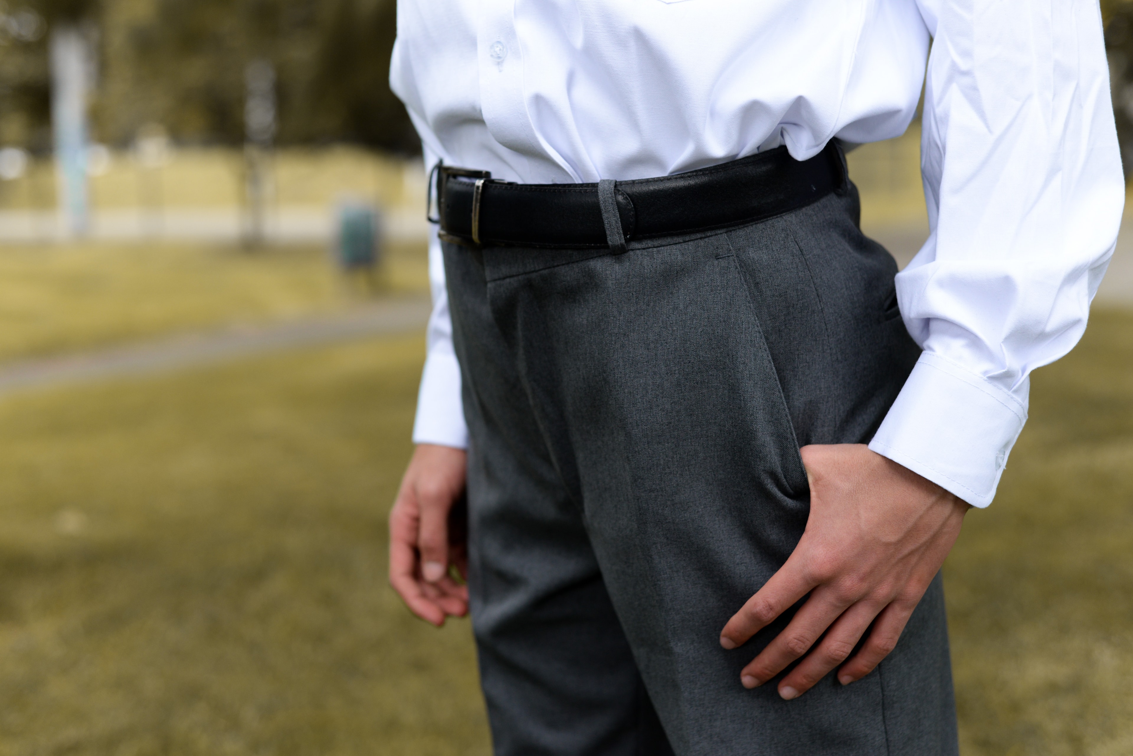 Pantalón Joven de Colegio Gris